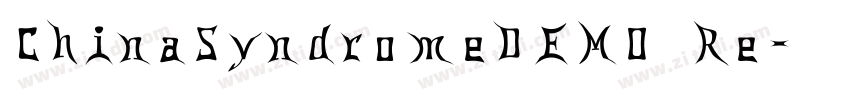ChinaSyndromeDEMO Re字体转换